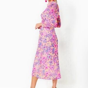 Lilly Pulitzer Pink and Purple Floral Dress